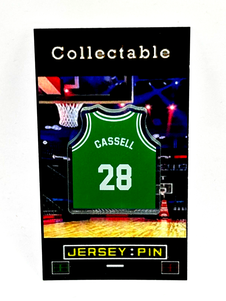 Boston Celtics Sam Cassell classic collectible jersey lapel pin with free shipping  