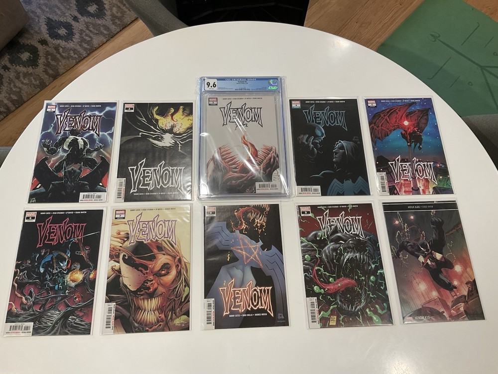 VENOM (2018) 1 - 10, Donny Cates, 1st Appearance Knull,  Dylan Brock CGC 9.6 NM+