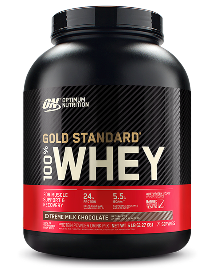 OPTIMUM NUTRITION GOLD STANDARD 100% WHEY™ PROTEIN 5LB Extreme Milk Chocolate