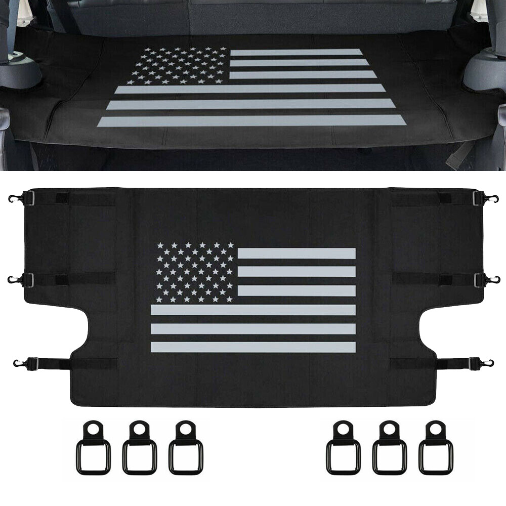 Rear Trunk Cargo Shade Cover For 2007-2018 Jeep wrangler JK JKU 4 Doors