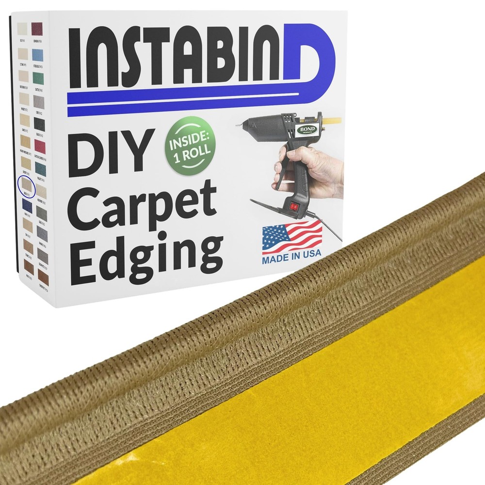 Carpet Binding - Regular Style, Rug Binding, Ideal for Area Rugs, Durable Hol...
