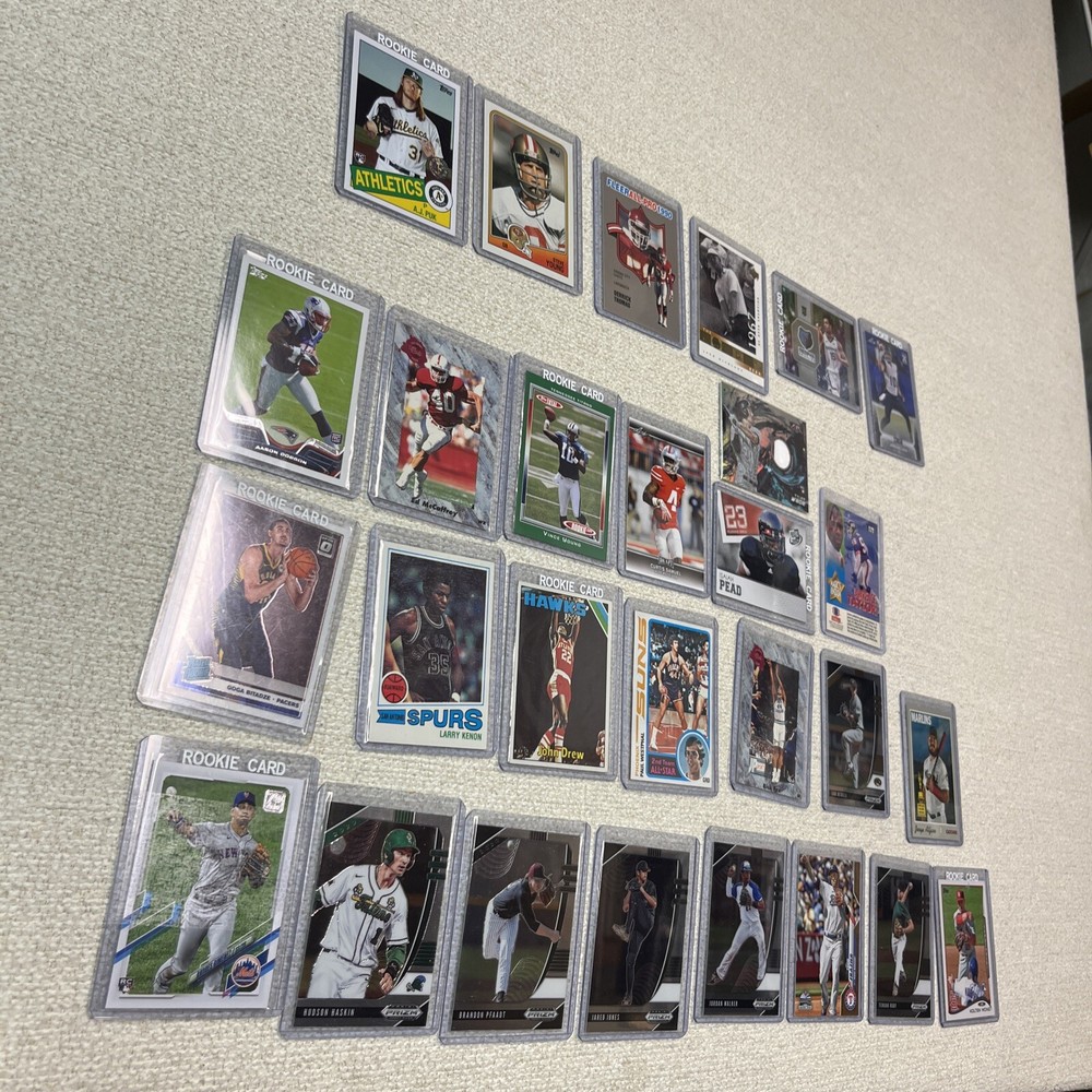 Jordan Love RC A.J. Puk RC Brandon Clarke RC 28 Card Lot Get All Cards Photo’d