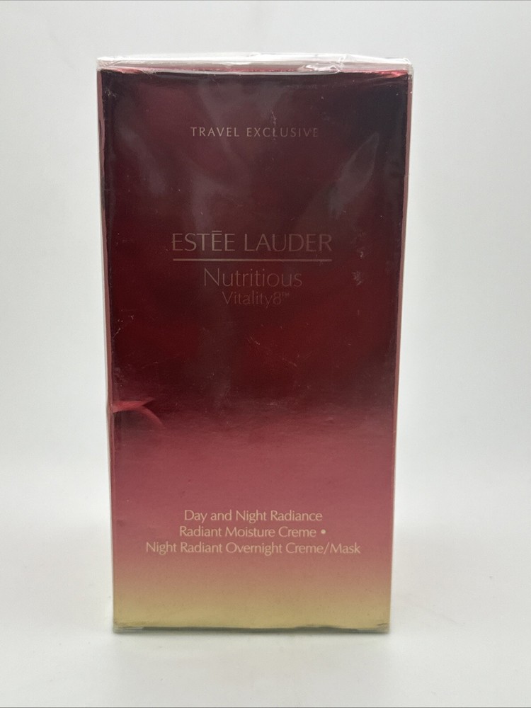 Estée Lauder Vitality8 Radiance Set Day Night Skincare 1.7oz
