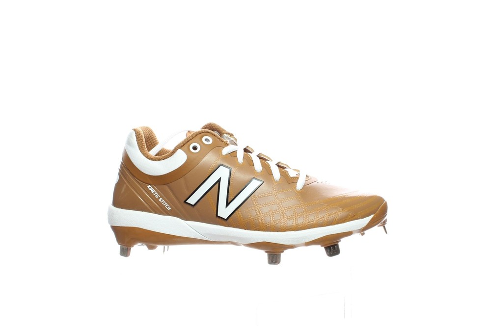 New Balance Mens L4040to5 Texas/Orange Baseball Cleats Size 5.5 (1926319)