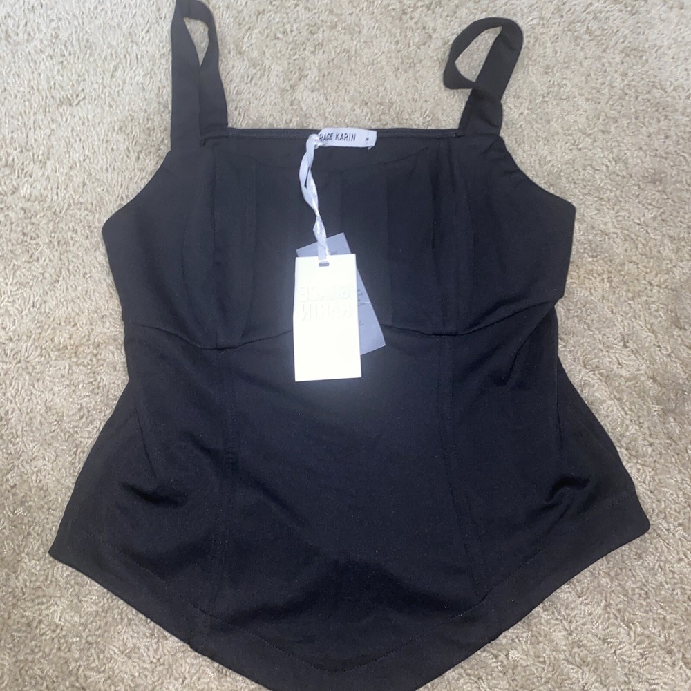 GRACE KARIN Womens Smocked Sleeveless Casual Cami Tank Top Medium