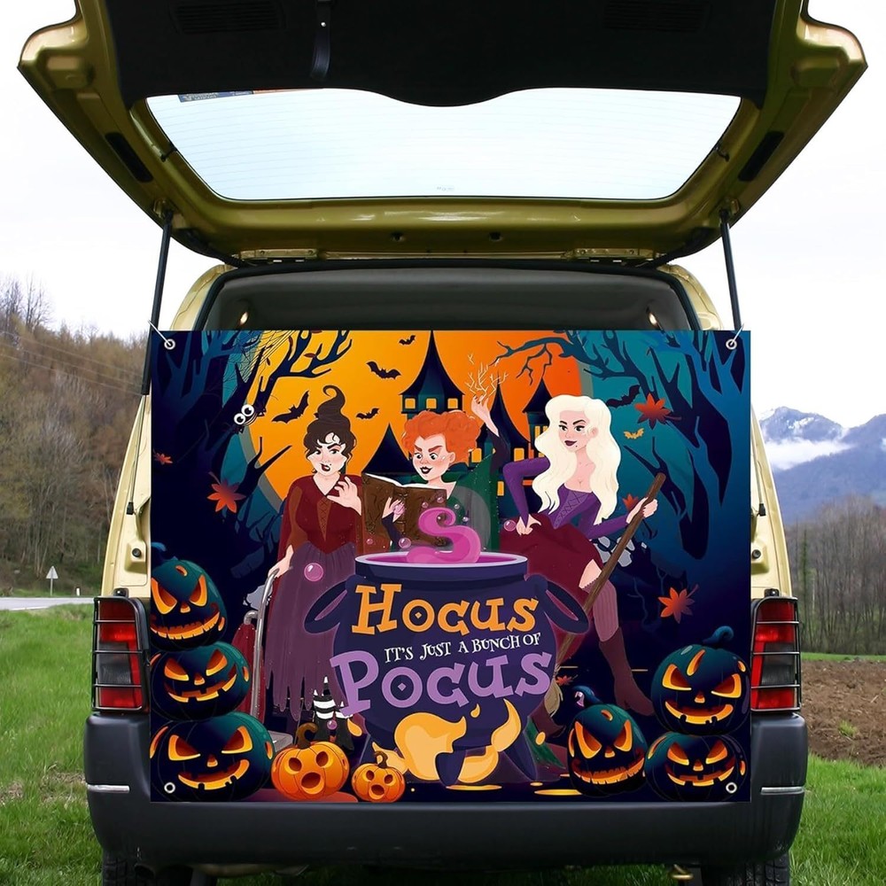 Spooky Halloween Backdrop Cloth for Haunted House Banners and Outdoor Decor