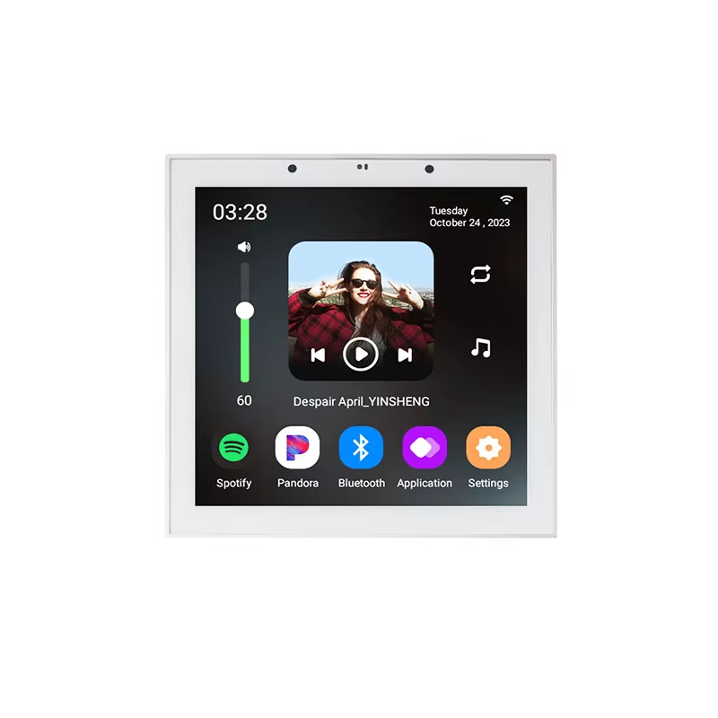 Smart Audio System TUYA Home Sound in Wall Amplifier Android 11 System Wifi Blue
