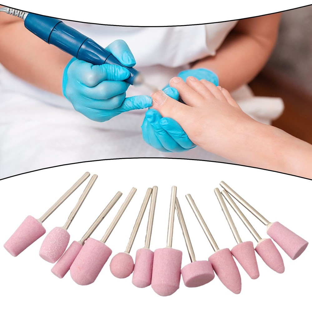 3mm Shank Grinding Wheel Head Set - 12pcs for Polishing & Trimming  