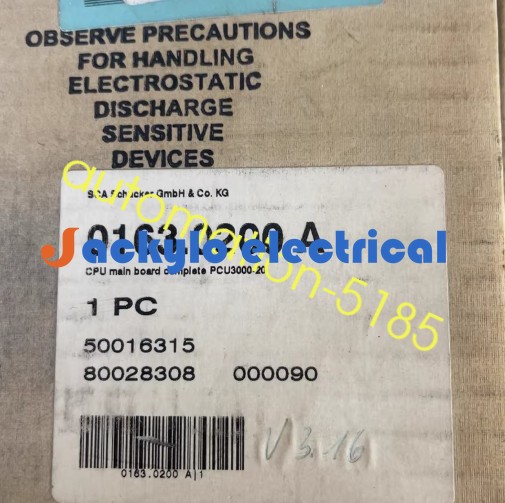 1PCS SCA PCU motherboard PCU3000-20A-CPU kpl 0163.0200A brand new fedex or DHL