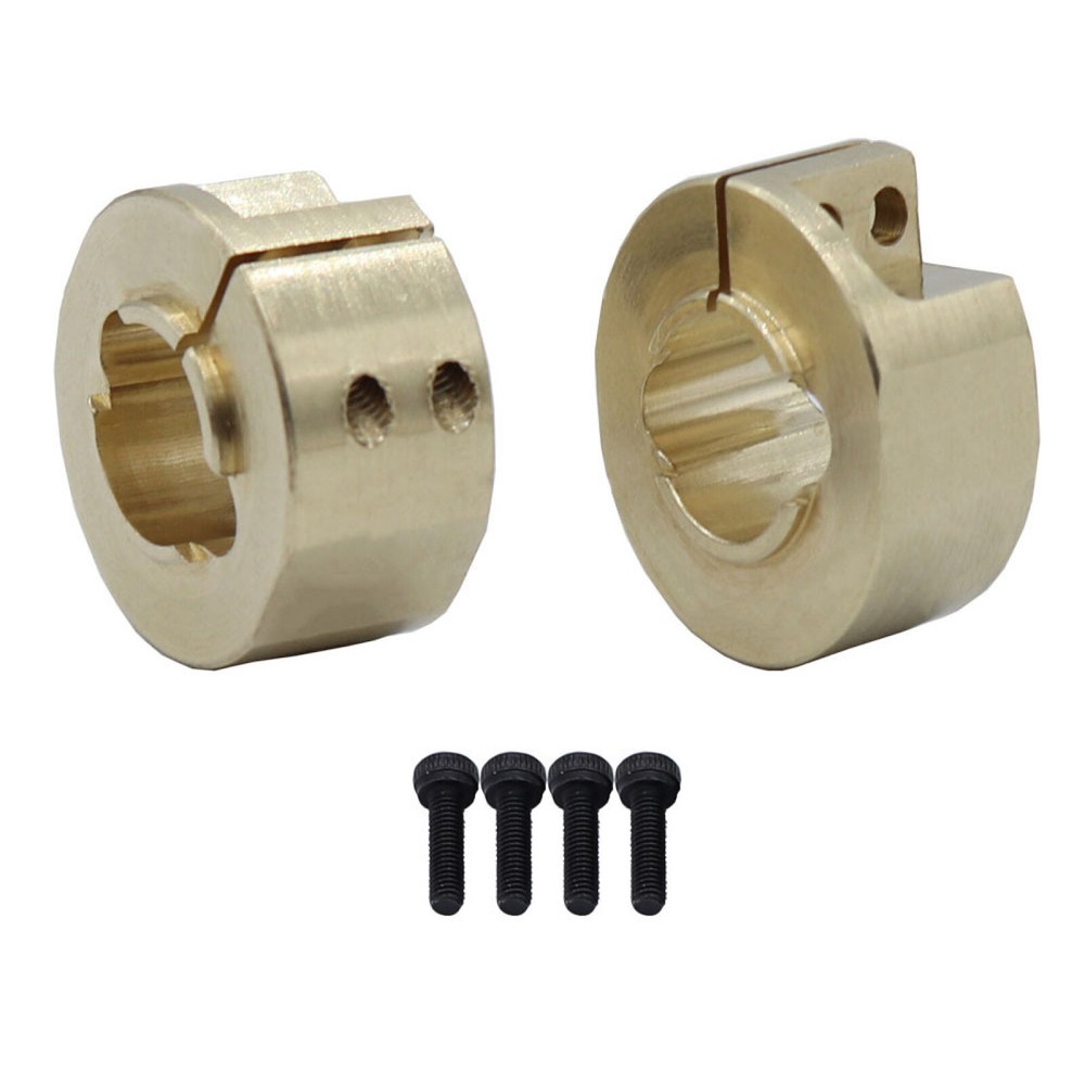 1Pair Brass Rear Axle Counterweights Balance for TRX4M 1/18 RC Car Upgrade e