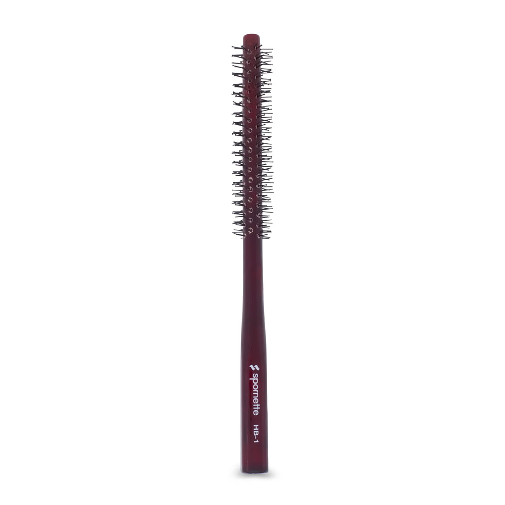 Mini Styler Nylon Bristle Hairbrush 0.75 Inch HB1