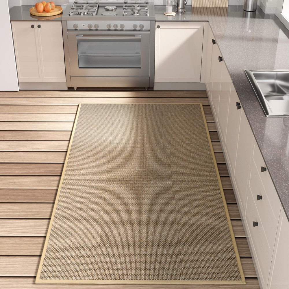 SUMLANS Kitchen Mat, Rubber Backing Cushioned Non Slip Kitchen Rugs for Floor...