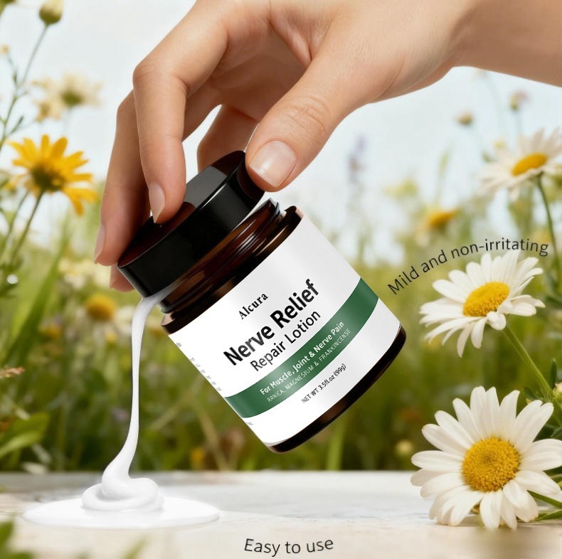 Alcura Nerve Relief Repair Lotion Neuropathy Lotion For Muscle Joint With Arnica