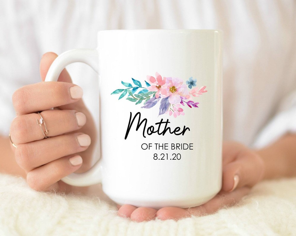 Personalized Mother Of Bride Coffee Mug Bridal Party Coffee Cup Personalized