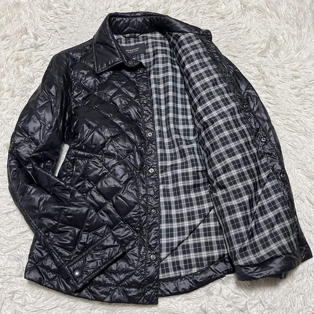 Burberry Black Label M size diamond quilted down jacket F/S from Japan