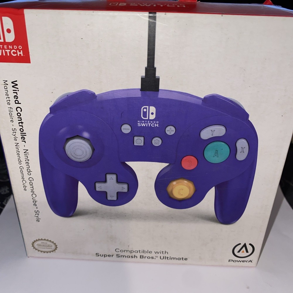 Nintendo Switch Game Cube Style Wired Controller for Super Smash Bros Ultimate