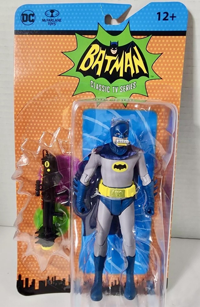 DC McFarlane Batman 66 Classic TV Series BATMAN w/ OXYGEN MASK Adam West New