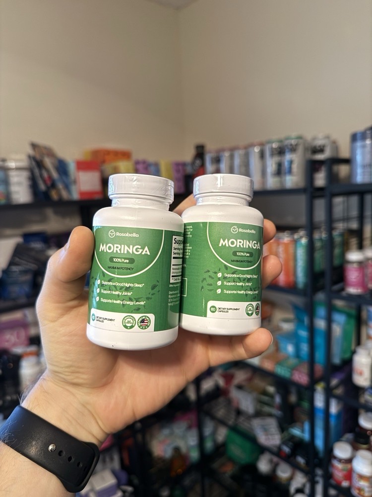 Rosabella Moringa Powder Capsules  Nutrient-Rich Moringa Powder TWO PACK