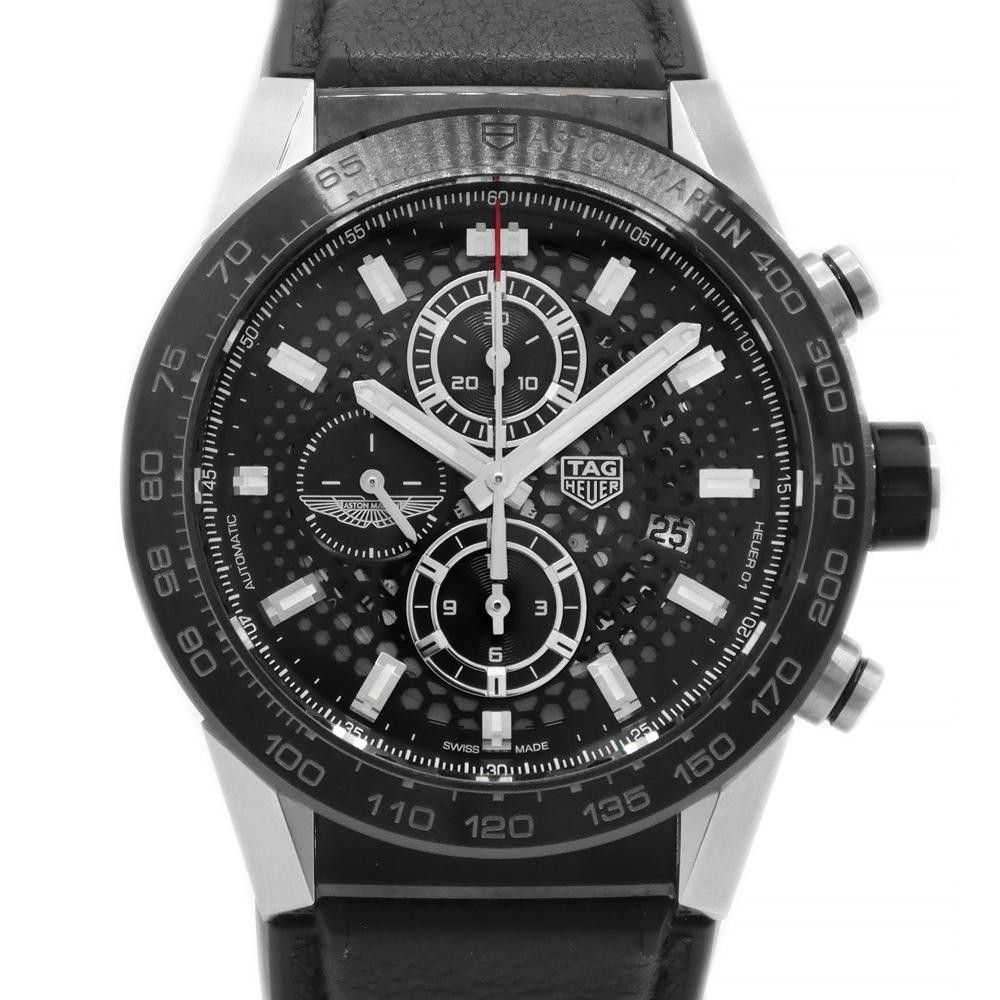 TAG Heuer Carrera Aston Martin Chronograph 44mm Watch Ref 674565