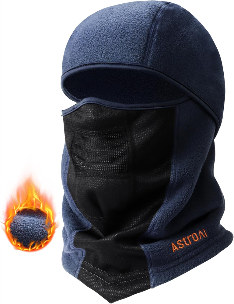 Thermal Fleece Balaclava Ski Mask for Men Women Winter Warm Windproof