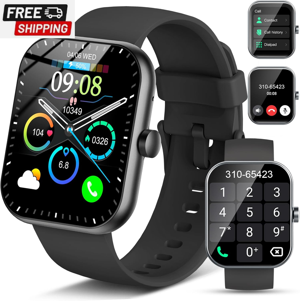 Motast IP68 Waterproof Smartwatch for Men and Women with Activity Tracking