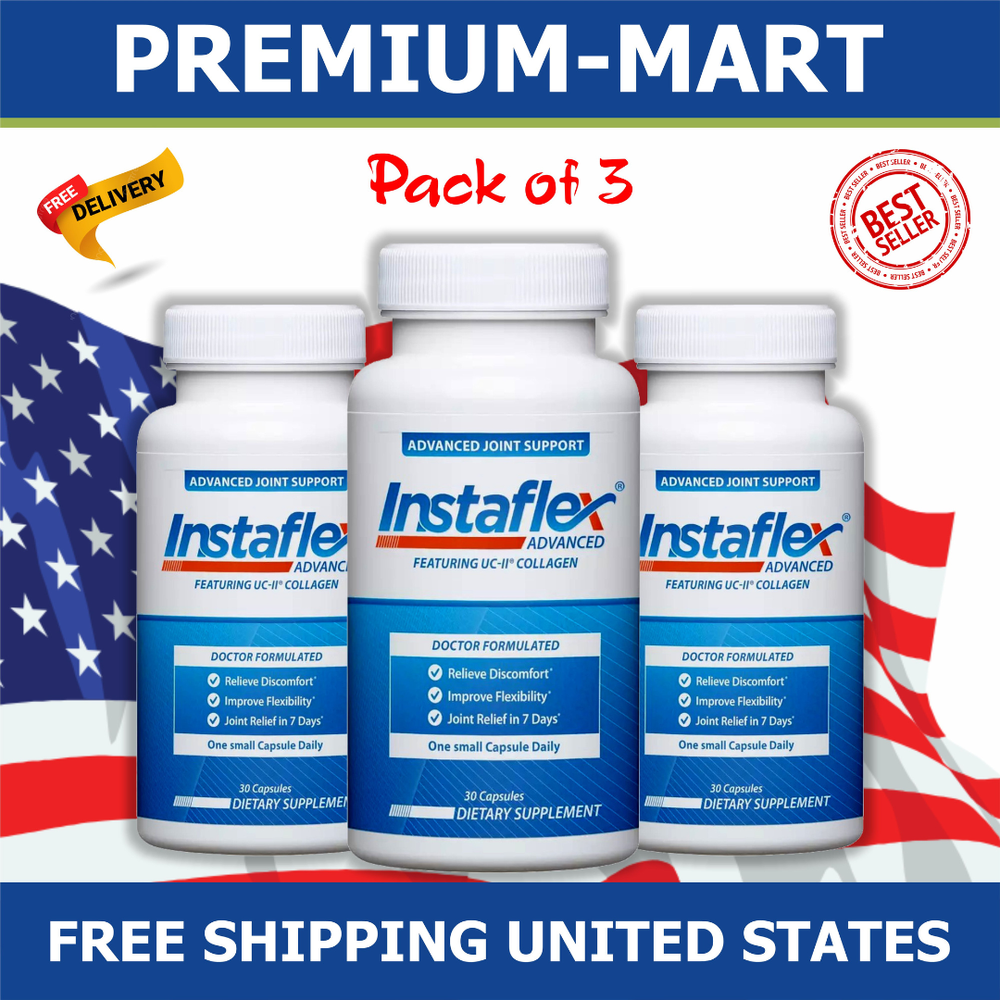 Pack of 3 Instaflex Advanced Joint Support Doctor Formulated  - 90 Capsules