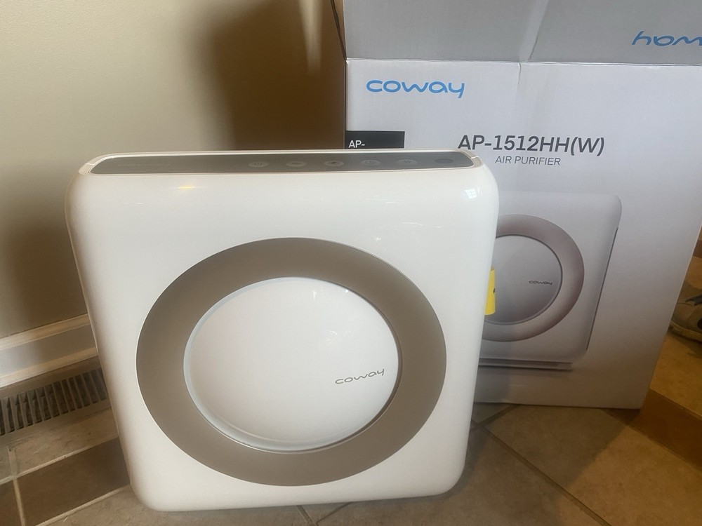 Coway Mighty White Air Purifier True HEPA and Smart Mode Indoor - White