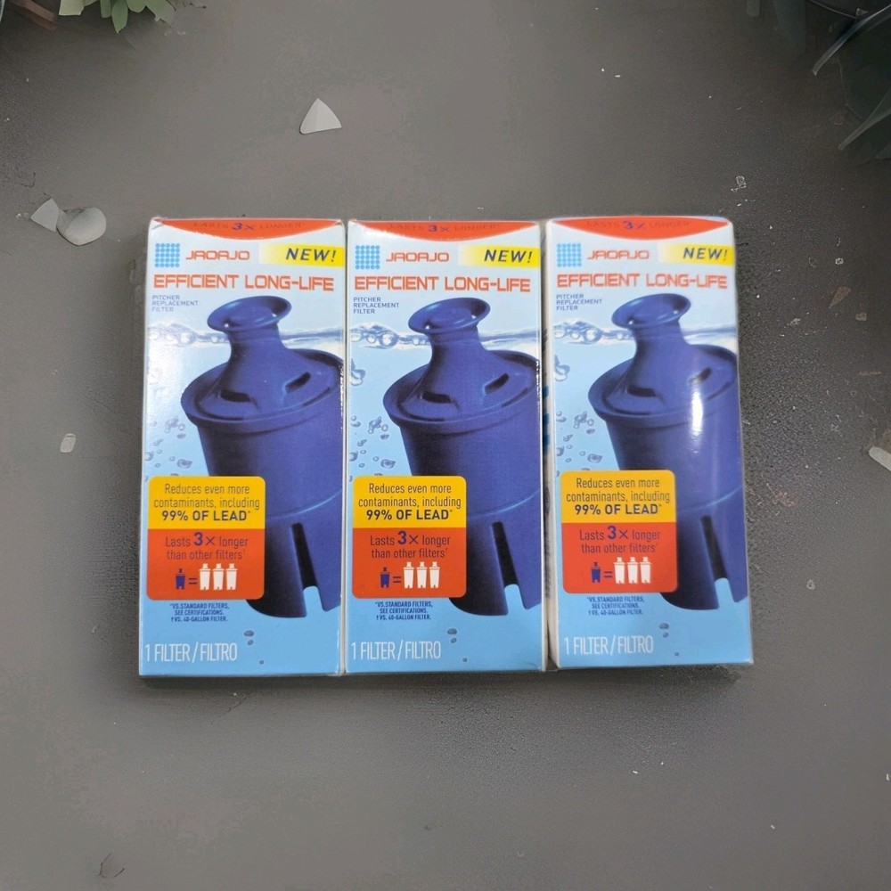 3 Pack Brita Longlast Pitcher Water Filters - 6 Month Supply