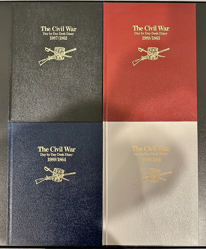 The Civil War Day by Day Desk Diary 4 Book Lot by E.B. Long (Hardcover)