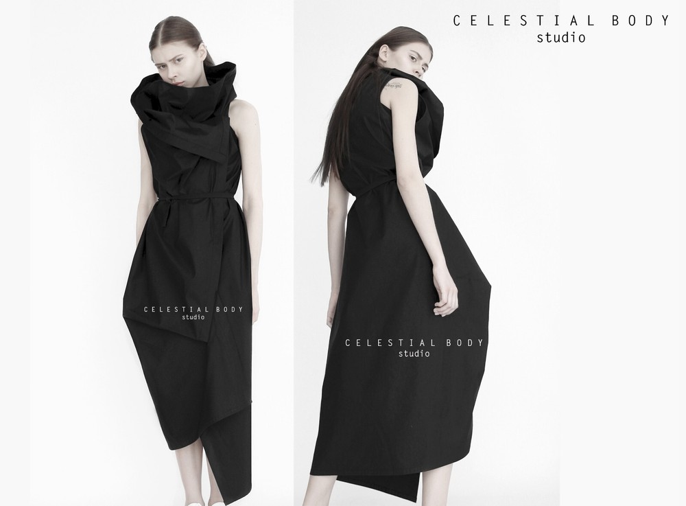 Avant Garde  Jacket. Asymmetrical Vest. Deconstructed Dress. Extravagant Dress