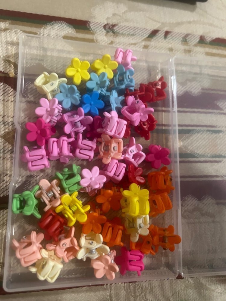 50 Mini Hair Clips for Girls Women Kids Toddlers Bangs Styling Claw Clips