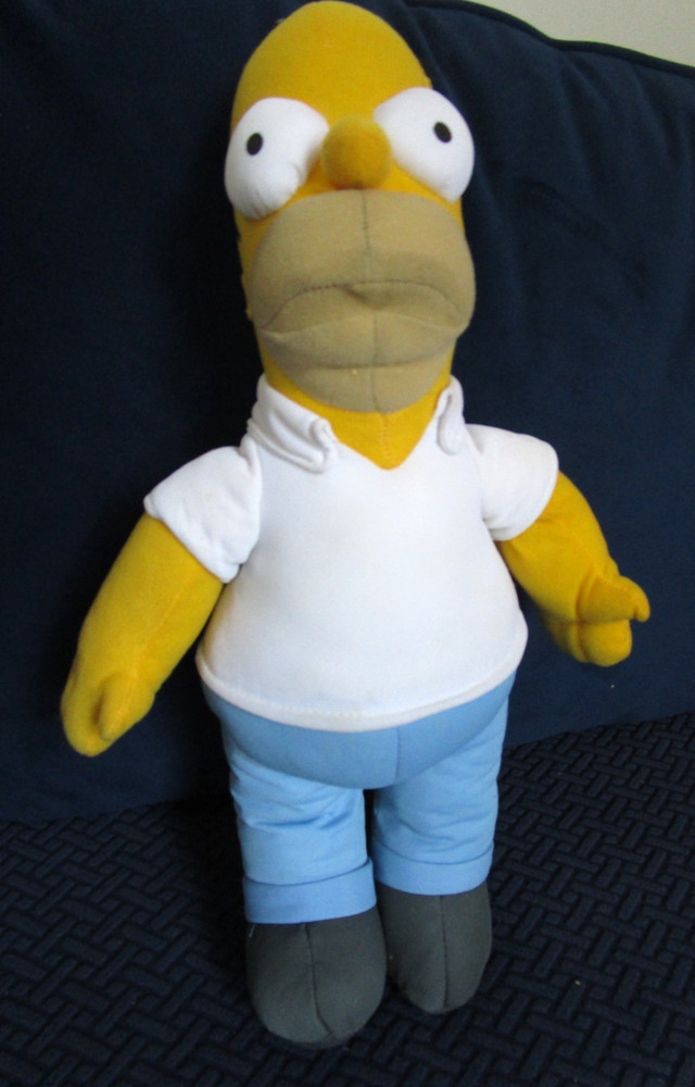 The Simpsons Homer Simpson Plush Doll 18” Nanco 2005 Stuffed Toy Collectible