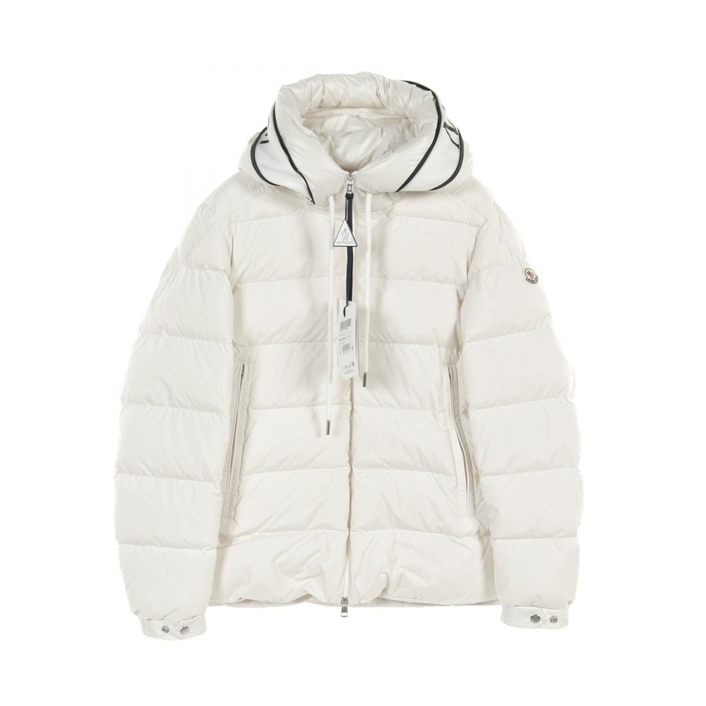 Moncler Cardere White Polyester Down Jacket for Men J20911A0020754A81034