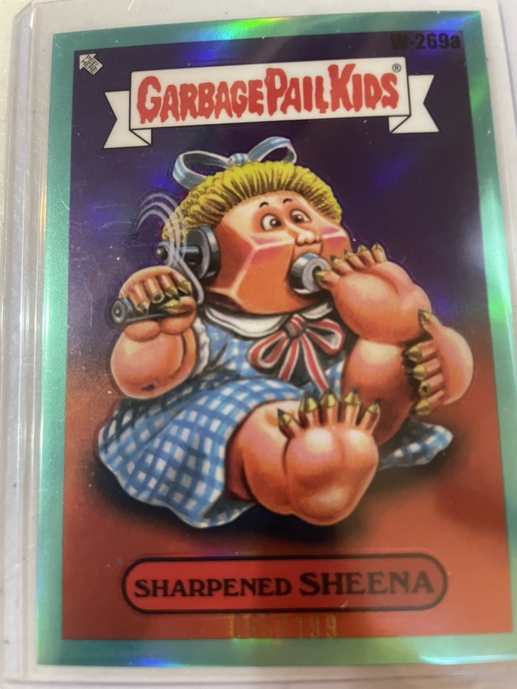 2024 Garbage Pail Kids Chrome Series 7 SHARPENED SHEENA W-269a WHERE AQUA 65/199