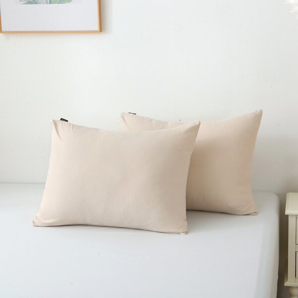 Queen Size 3-Piece Solid Color Duvet Cover Set with Pillowcases