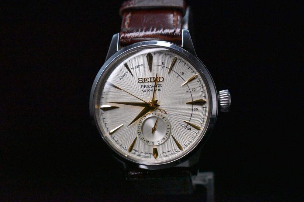 Vintage Seiko Presage SARY132 Automatic 4R57-00E0 Power Reserve Watch Near Mint W182