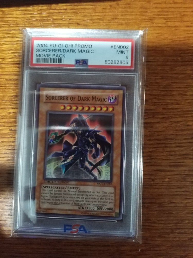 2004 Yu-Gi-Oh Sorcerer of Dark Magic MOV-EN002 PSA 9 Gem Mint