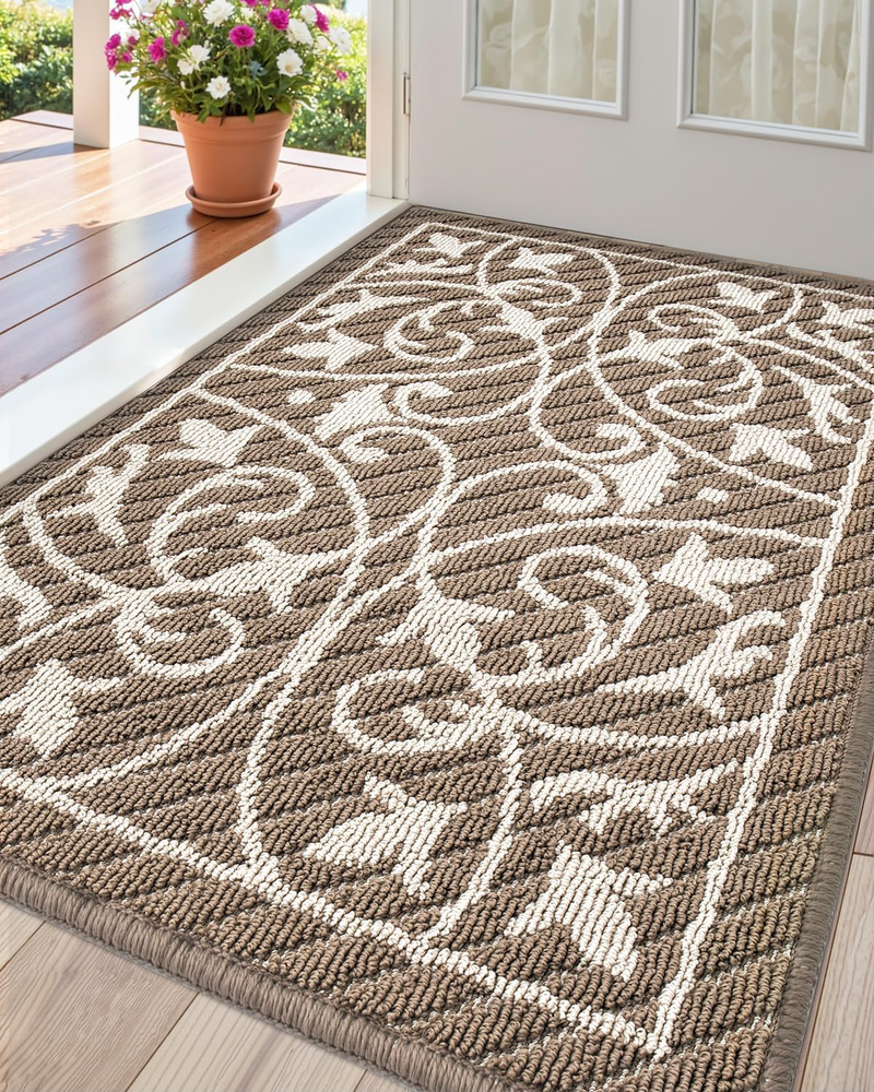Non-Slip Washable Front Door Mat for Indoor Entryway