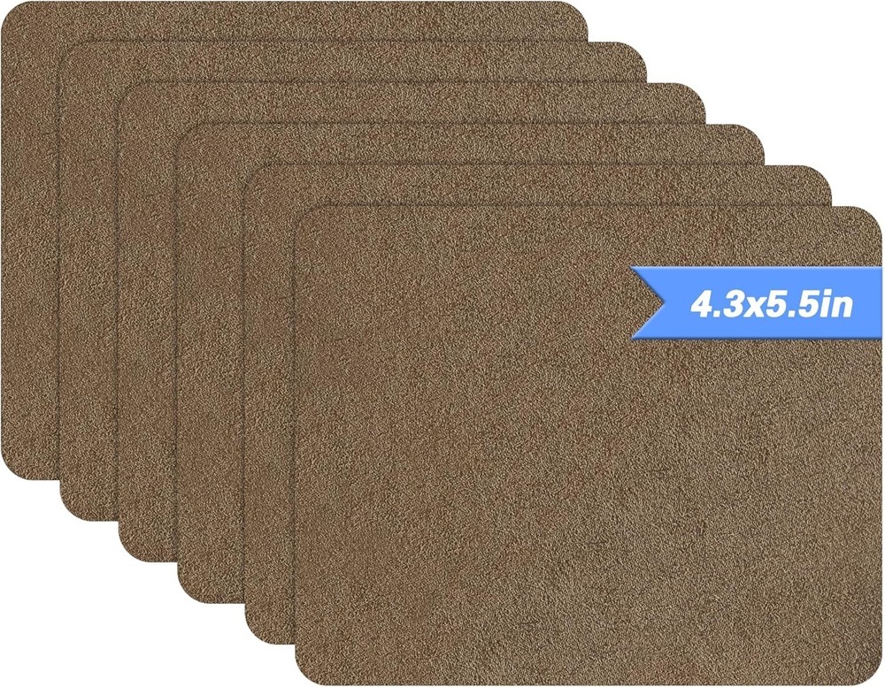 Sofa Fabric Repair Patch, 6 Piece Microfiber Patches, Self Adhesive Fabric Sofa