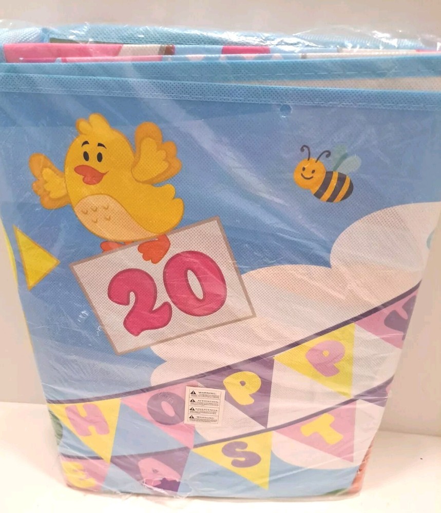 Easter Themed Bunnies Family Toss Game with Egg Design Bean Bags for Kids Joyin