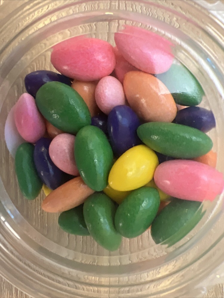 Jordan Almonds 6oz No Sugar Added  Colorful 170g