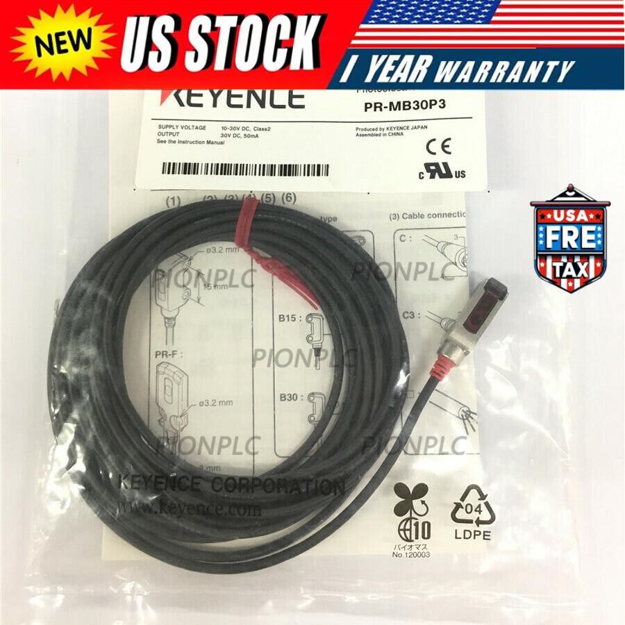 1PC New KEYENCE PR-MB30P3 Photoelectric Sensor Switch US Free TAX  US Free TAX