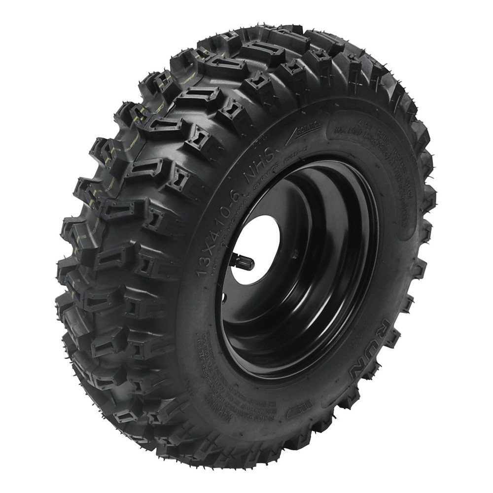 13x4.10x6 13x4.10-6 Wheel Tire and Rim Tubeless for Snowblower Lawn Mower Buggy