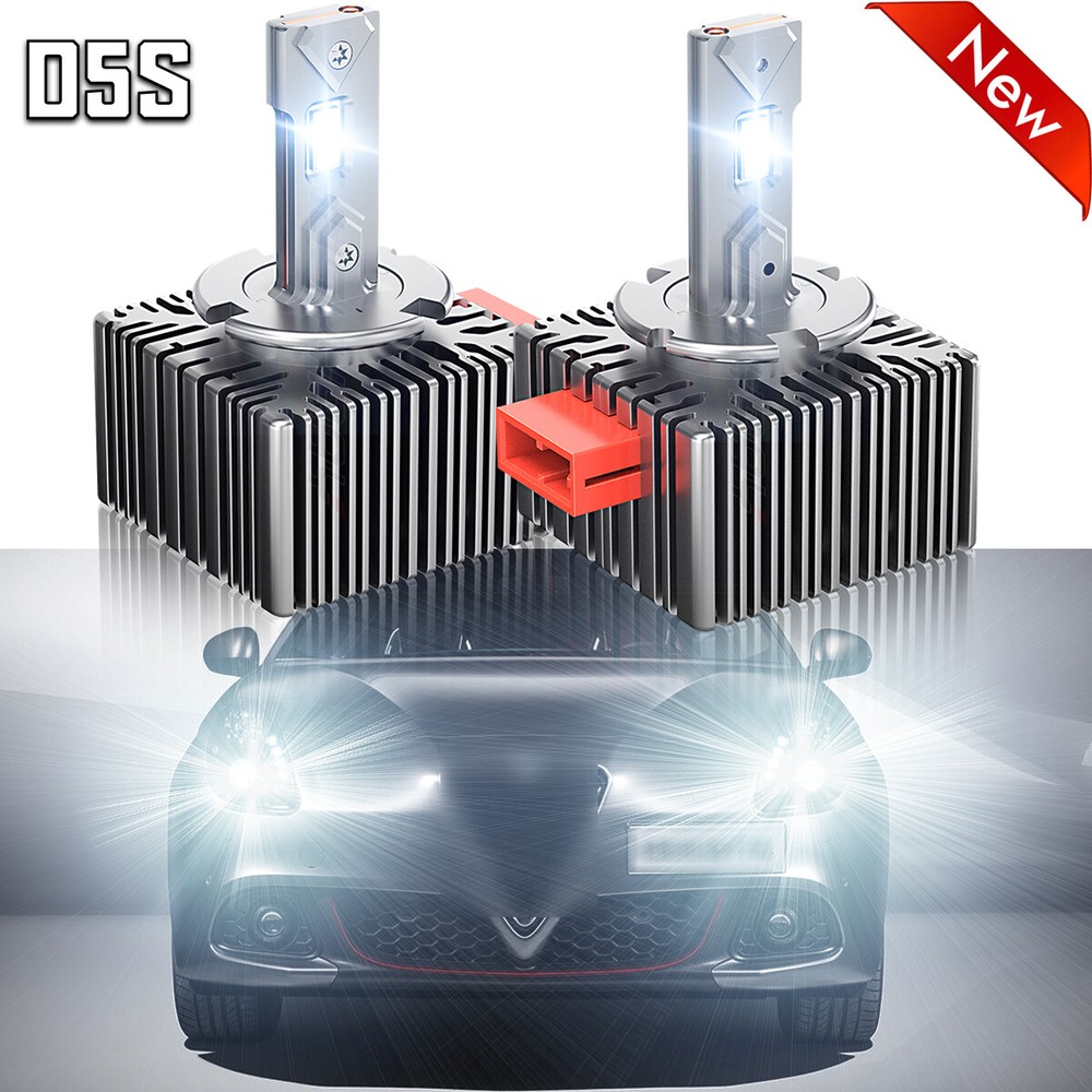 D5S D5R LED Headlight Bulbs Kit High-Low Beam For Alfa Romeo Giulietta 2017-2018