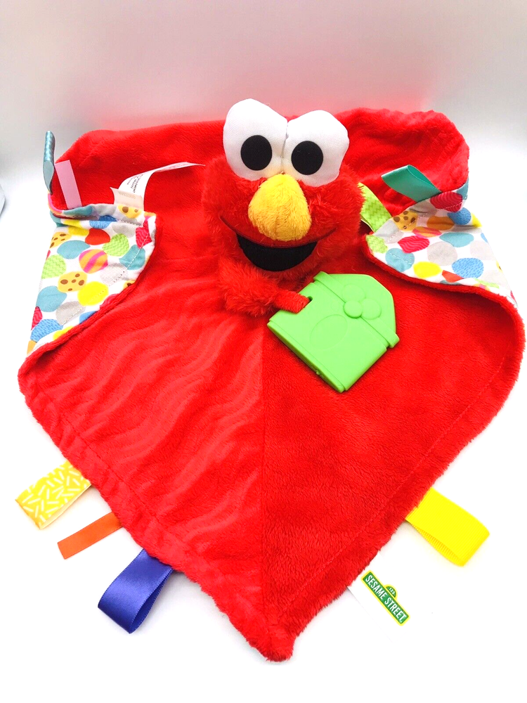 Bright Starts Sesame Street Elmo Teether Lovey Security Blanket for Babies