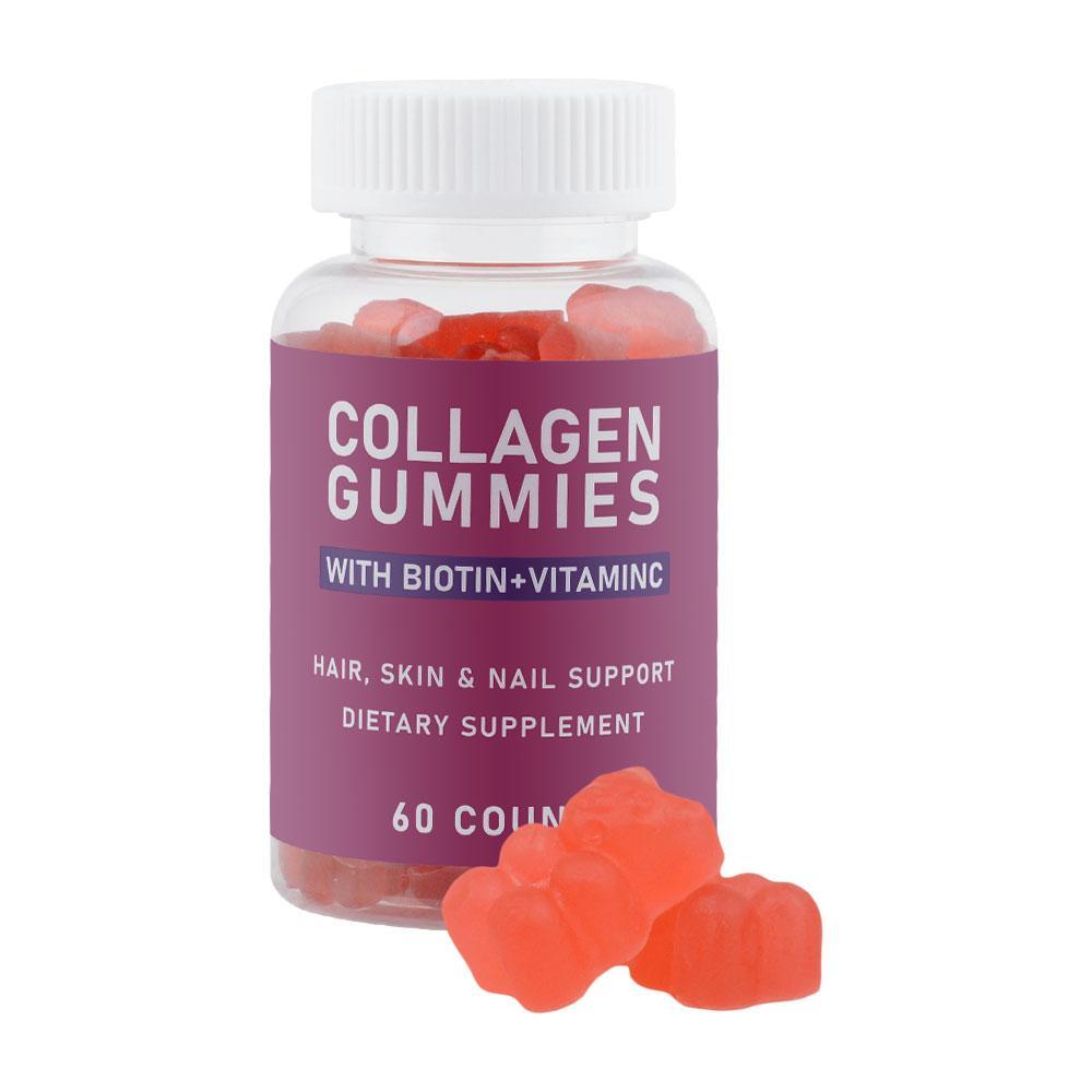 Collagen Gummies for Healthy Hair Skin Nails with Vitamin C Biotin 60 Chews