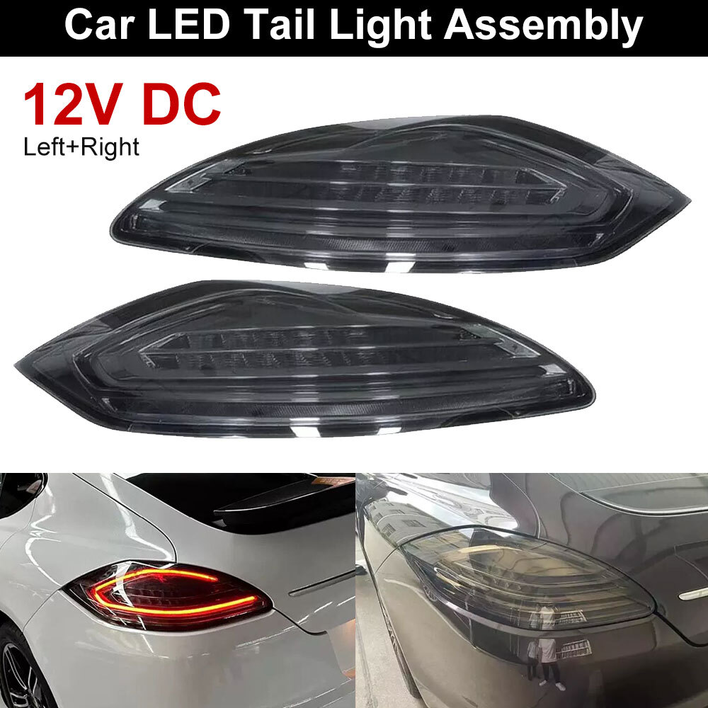 Smoked Dynamic LED Tail Lights for Porsche Panamera 970 2010-2013 - Pair