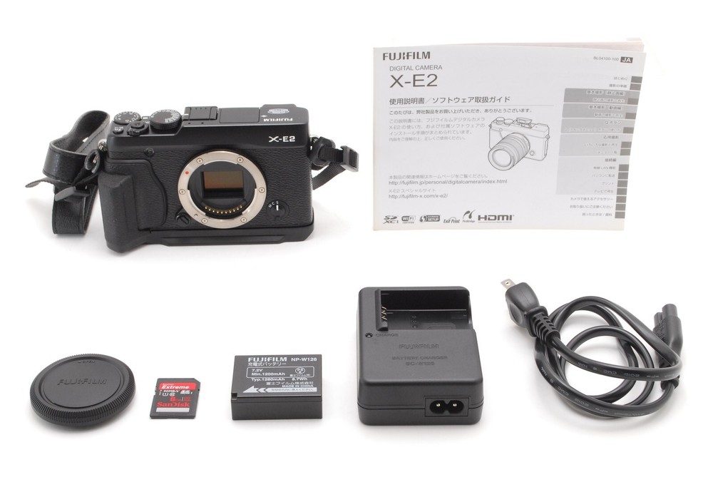 MINT Fujifilm X-E2 16.3MP Mirrorless Digital Camera Black Body Japan Import