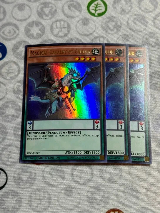 3x Magical Cavalry of Cxulub SHVI-ENSP1 Ultra Rare NM Yugioh Playset