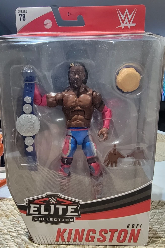 WWE Elite Collection True FX Series 78 Kofi Kingston Action Figure Mattel 2020